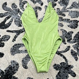 Gooseberry intimates one piece mint green swimsuit size small